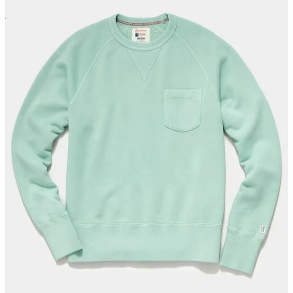 Champion Other - *Flaw Todd Snyder x Champion Midweight Pocket Sweatshirt Mint Green Crewneck 2XL